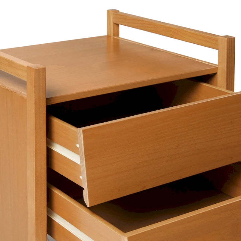Middlebrook Designs Mid-Century Modern Solid Wood Nightstand