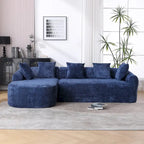 99.21W L-Shape Boucle Sofa 3 Seater