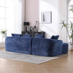 99.21W L-Shape Boucle Sofa 3 Seater