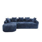 99.21W L-Shape Boucle Sofa 3 Seater