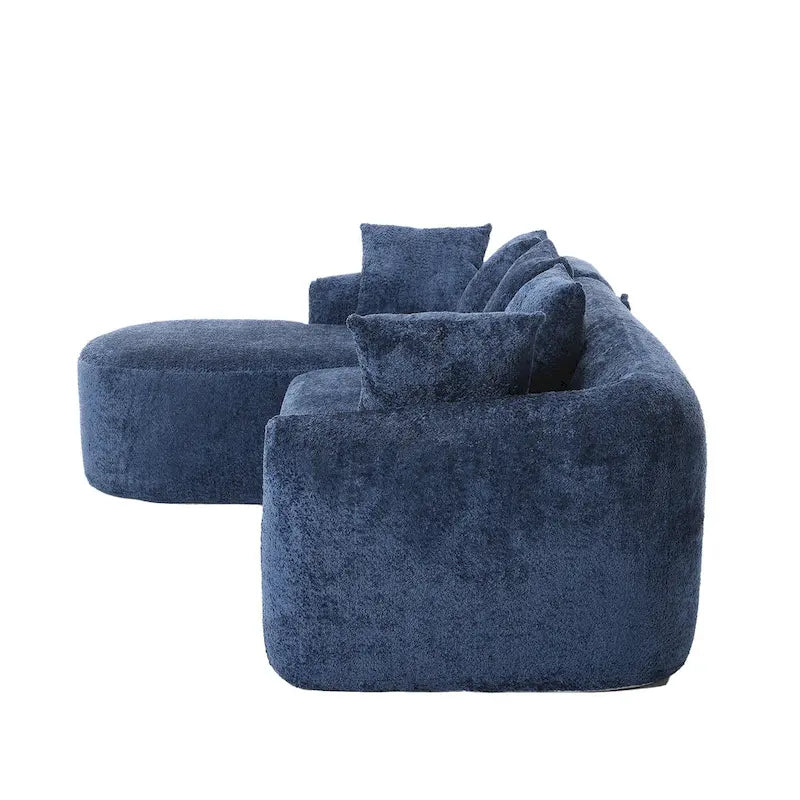 99.21W L-Shape Boucle Sofa 3 Seater