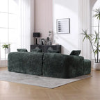 99.21W L-Shape Boucle Sofa 3 Seater