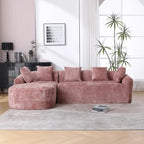 99.21W L-Shape Boucle Sofa 3 Seater