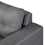 Modern Sectional Sofa Set with Cup Holders and Plush Cushions