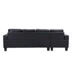 Modern Sectional Sofa Set with Cup Holders and Plush Cushions