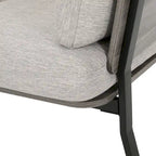 Modern 80.25 3-Seater Sofa with Flared Arms, Pillows, and Wood Legs