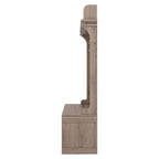 74 3-In-1 Hall Tree Storage Bench and Coat Rack with 5 Hooks, and Anti-Topple Anchor for Entryway