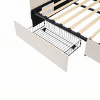 Twin size Upholstered Daybed with 2 Drawers