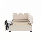 Twin size Upholstered Daybed with 2 Drawers