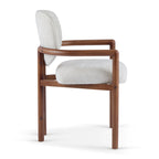 Christopher Knight Home - Harper Mordern Upholstered Rubberwood Arm Dining Chairs (Set of 2)