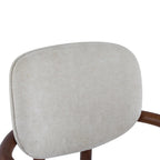 Christopher Knight Home - Harper Mordern Upholstered Rubberwood Arm Dining Chairs (Set of 2)