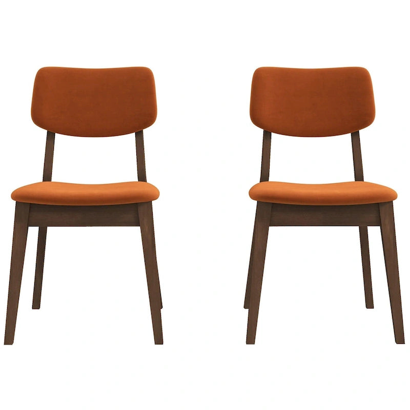 Solid Back Side Chair (Set Of 2)