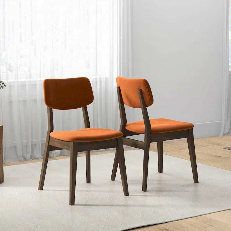Solid Back Side Chair (Set Of 2)
