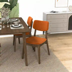 Solid Back Side Chair (Set Of 2)