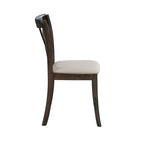 Wooden X Back Dining Chairs Set of 2