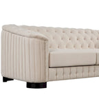64.3 Velvet Upholstered Loveseat Sofa,Modern Loveseat Sofa with Thick Removable Seat Cushion,2-Person Loveseat Sofa Couch