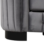 64.3 Velvet Upholstered Loveseat Sofa,Modern Loveseat Sofa with Thick Removable Seat Cushion,2-Person Loveseat Sofa Couch