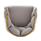 Modern 28-Inch Set of 2 Bar Stools with Velvet Padded Backrest Seat, Metal Legs for Dining Room Living Room and Bedroom