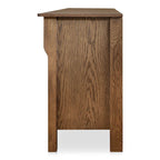 NADAAL STUDIOS Bastian, Sideboard With drawers, Warm Brown - 78.5W x19.76D x32H