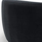 SEYNAR Modern Glam Velvet Upholstered 360 Degree Swivel Accent Armchair