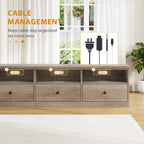 TV Stand for 75 Inch TV, Entertainment Center with Storage Drawer - 65 inches