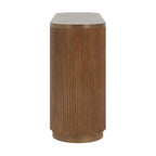 Christopher Knight Home - Mirod Modern Entryway Console Table with Open Shelf & Elegant Wood Grain Design