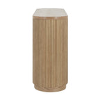 Christopher Knight Home - Mirod Modern Entryway Console Table with Open Shelf & Elegant Wood Grain Design