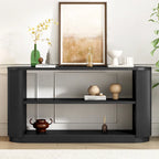 Christopher Knight Home - Mirod Modern Entryway Console Table with Open Shelf & Elegant Wood Grain Design