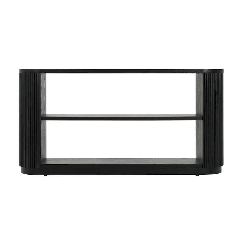 Christopher Knight Home - Mirod Modern Entryway Console Table with Open Shelf & Elegant Wood Grain Design