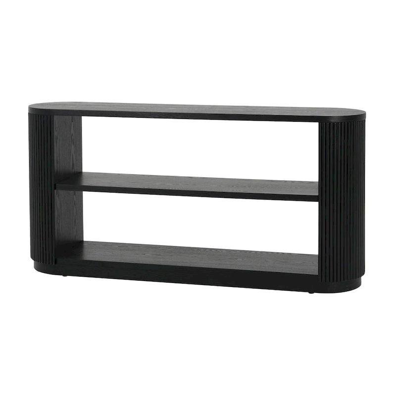 Christopher Knight Home - Mirod Modern Entryway Console Table with Open Shelf & Elegant Wood Grain Design