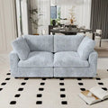 78.74 Modular Sectional Couches, Plush Deep Seat Sleeper Sofa with Removable Covers