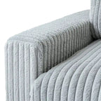 78.74 Modular Sectional Couches, Plush Deep Seat Sleeper Sofa with Removable Covers