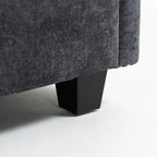 111.42 Chenille Upholstered Three Seater Sofa