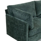 111.42 Chenille Upholstered Three Seater Sofa