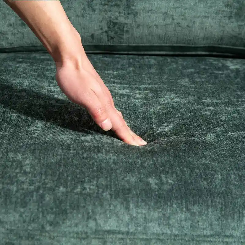 111.42 Chenille Upholstered Three Seater Sofa