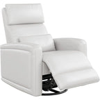 Manual Reclinder, 360 Swivel Rocking Glider Reclinder Chair with Ergonomic Backrest