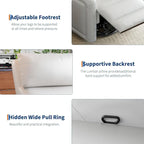 Manual Reclinder, 360 Swivel Rocking Glider Reclinder Chair with Ergonomic Backrest