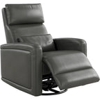 Manual Reclinder, 360 Swivel Rocking Glider Reclinder Chair with Ergonomic Backrest
