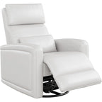 Manual Reclinder, 360 Swivel Rocking Glider Reclinder Chair with Ergonomic Backrest