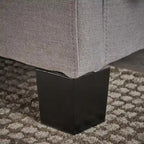 Light Grey King Size Modern Upholstered Platform Bed with Button-tufted Headboard for Bedroom