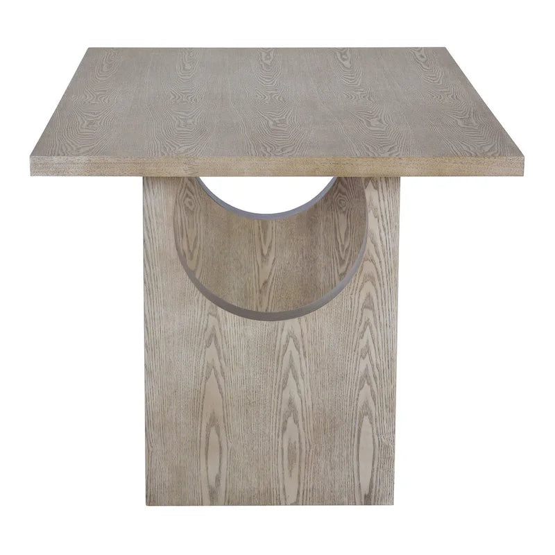 7-Piece Transitional Wooden Dining Set with Rectangular Table & 6 Chairs