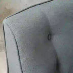 Modern 25 Upholstered Button Tufted Arm Chair with Rubber Wood Legs for Living Room
