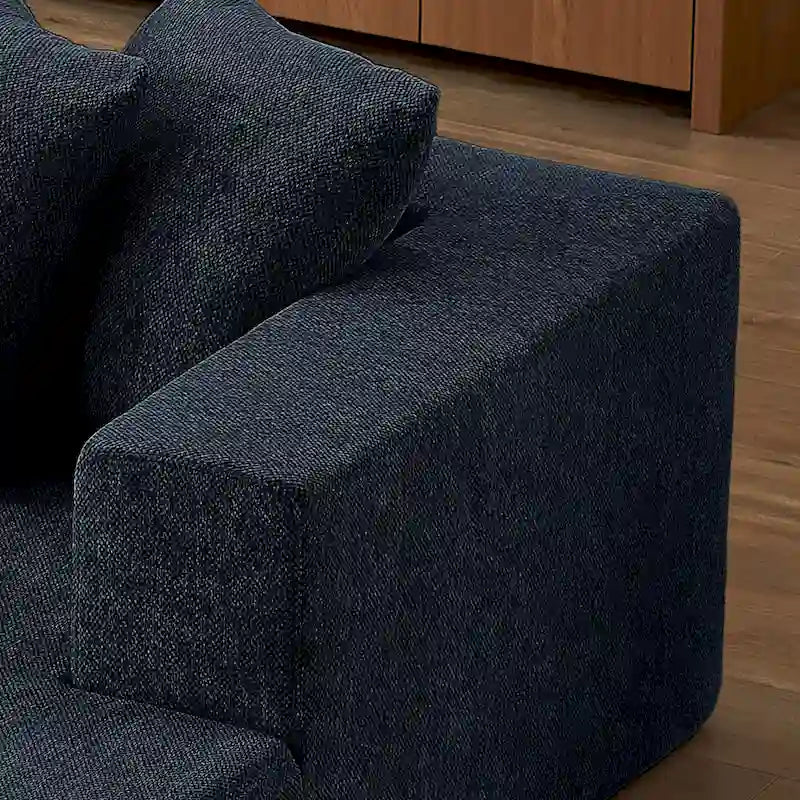 105.2 Cloud Chenille Right L-Shaped Modular Sectional Sofa, 2-Piece Free Combination