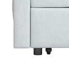 56 Foam 2-Seater Sofa Bed with Pull-Out Sleeper and Adjustable Backrest