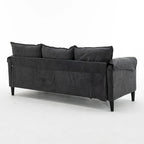 78.74 3-Seater L-Shaped Convertible Sofa with Footstools & Storage