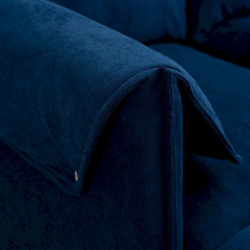 78.74 3-Seater L-Shaped Convertible Sofa with Footstools & Storage
