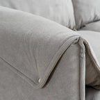 78.74 3-Seater L-Shaped Convertible Sofa with Footstools & Storage
