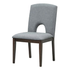 Modern Style 5-Piece Extendable Round Dining Table Set with Removable Leaf and Upholstered Dining Chairs
