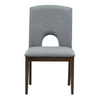 Modern Style 5-Piece Extendable Round Dining Table Set with Removable Leaf and Upholstered Dining Chairs
