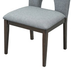 Modern Style 5-Piece Extendable Round Dining Table Set with Removable Leaf and Upholstered Dining Chairs